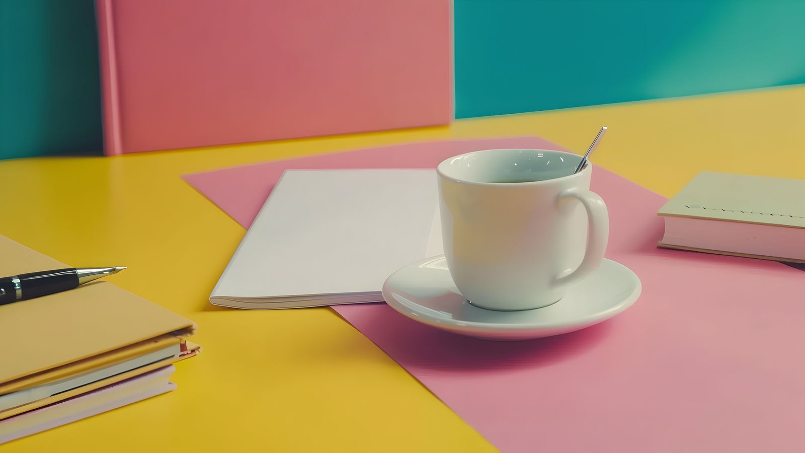 Developer notebook with a supportive note inside